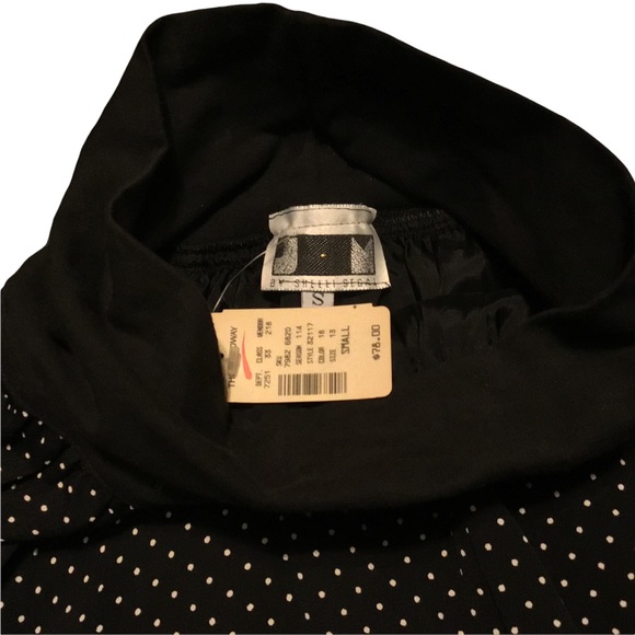 Shelli Segal VINTAGE Black Polka Dot Skirt from Broadway NWT! - Picture 3 of 8